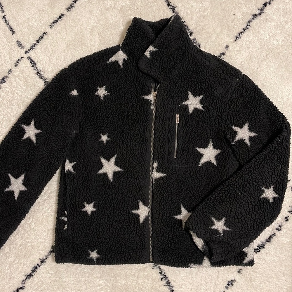 Te Verde Star Sherpa Fleece Jacket